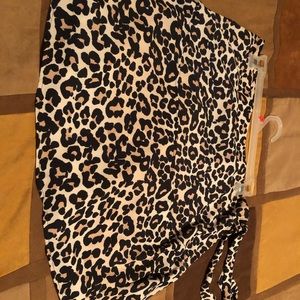 Wrap around miniskirt